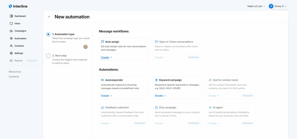Creating an auto-assign rule: channels, conditions, and assignment actions